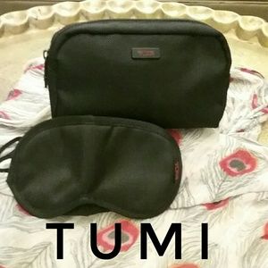 TUMI travel bag & sleepmask